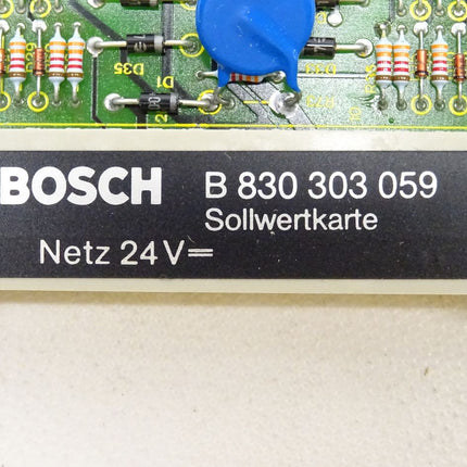Bosch B830303059 / B830 3030 059 Sollwertkarte