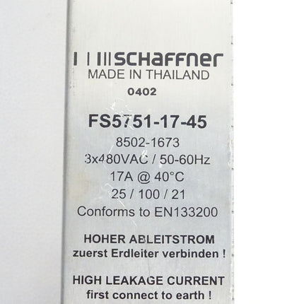 Schaffner FS5751-17-45 /  8502-1673