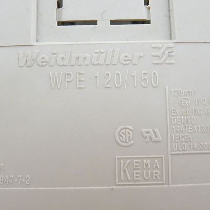 Weidmüller WPE 120/150 Schutzleiter-Reihenklemme