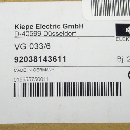 Kiepe Electric VG 033/6 Limit Switch 92038143611 neu-versiegelt