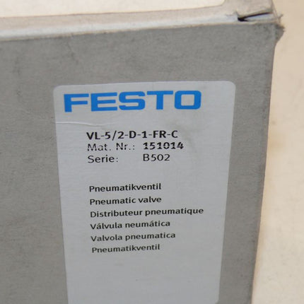 NEU-OVP Festo VL-5/2-D-1-FR-C Pneumatikventil 151014