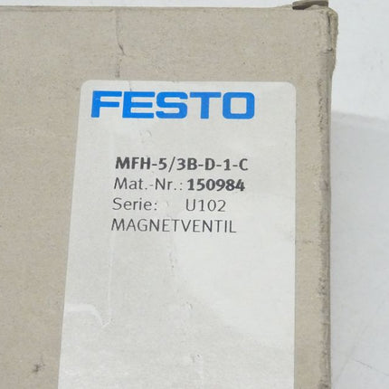 Neu Festo MFH-5/3B-D-1-C / 150984 Magnetventil