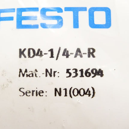 Festo KD4-1/4-A-R / 531964 / Neu OVP