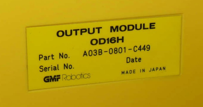 FANUC A03B-0801-C449 / A03B0801C449  Output Module OD16H / DC24/2A