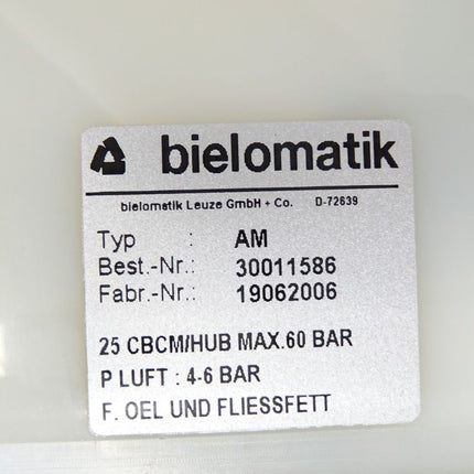 Bielomatik Leuze AM 30011586 25CBCM/HUB 60bar / Neuwertig