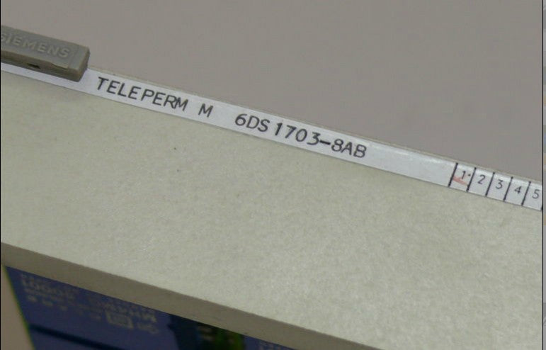 Siemens Teleperm M 6DS1703-8AB // 6DS 1703-8AB / E: 1