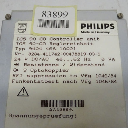 Philips ICS90-CO Controller unit / 9404 468 10021
