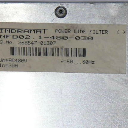 INDRAMAT Power Line Filter NFD02.1-480-030  / NFD 02.1