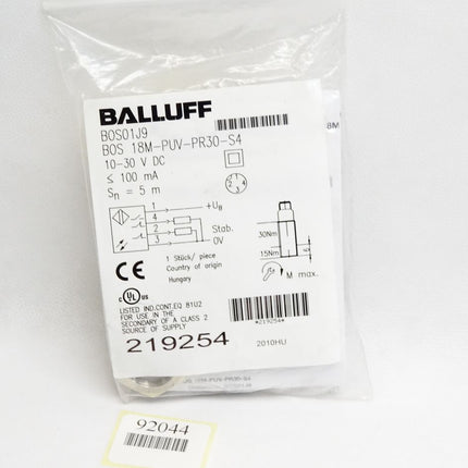 Balluff BOS01J9 BOS 18M-PUV-PR30-S4 / Neu OVP