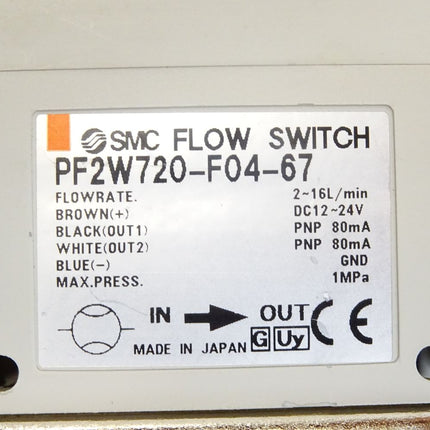 SMC Flow Switch PF2W720-F04-67