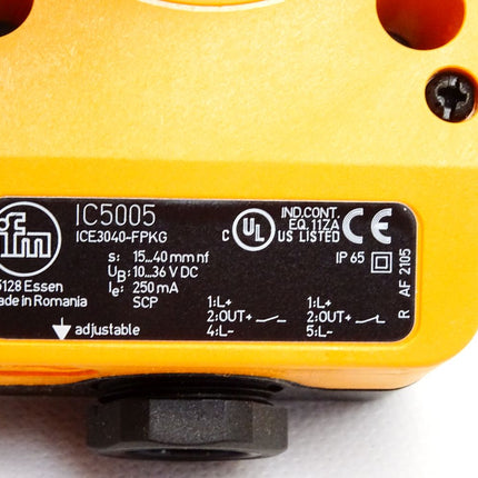 Ifm IC5005 ICE3040-FPKG Induktiver Sensor / Neu OVP - Maranos.de