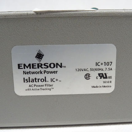Emerson Netzwerkpower Islatrol IC+107 / 120VAC / 7,5A / IC+ 107