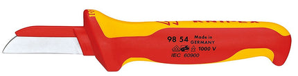 Knipex 98 54 Kabelmesser mit gerader Klinge Abmantelungsmesser 9854 - Maranos.de