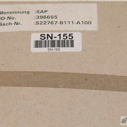 Neu-OVP:Siemens SAP S22767-B111-A100 / S 22767-B111-A100