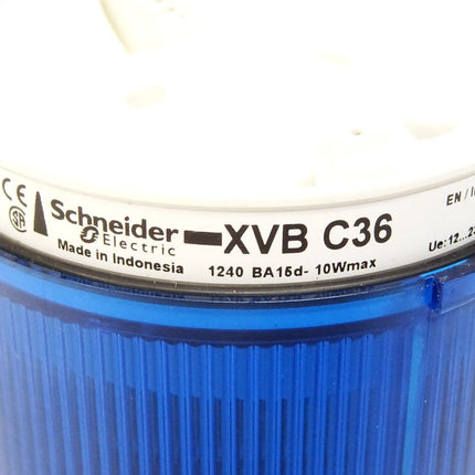 Schneider Electric XVBC36 Leuchtelement Dauerlicht blau