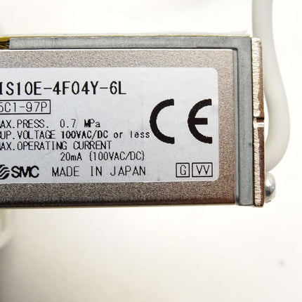 SMC Druckschalter IS10E-4F04Y-6L Präzisionsdruckregler IR3020-F04 AC40-LCL002 Unbenutzt - Maranos.de