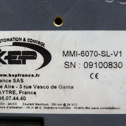 KEP MMI-6070-SL-V1 / MMI6070SLV1 Panel