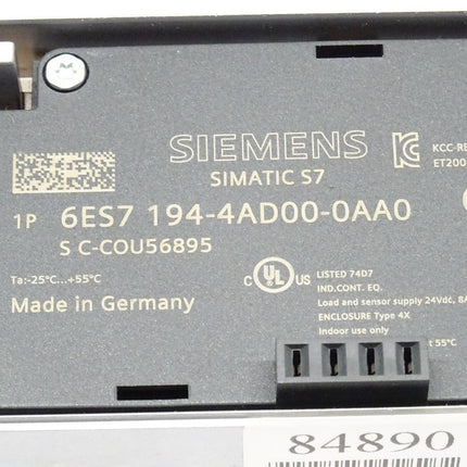 Siemens 6ES7194-4AD00-0AA0 Simatic S7 6ES7 194-4AD00-0AA0 Anschlussmodul