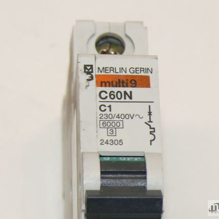 Merlin Gerin Multi 9 Leitungsschutz Schalter C60N C1 24305