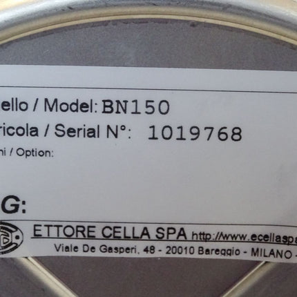 Wika Ettore Cella BN150 Manometer 0-40bar / Neu