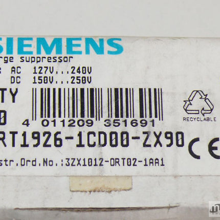 NEU-OVP Siemens 3RT1926-1CD00-ZX90 Surge Suppressor 3RT1 926-1CD00-ZX90