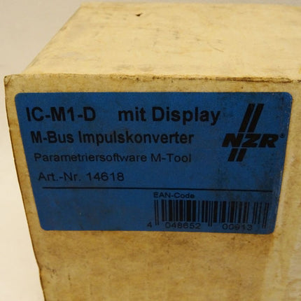 NZR IC-M1-D mit Display M-Bus Impulskonverter 14618 / Neu OVP