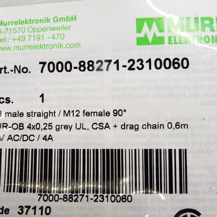 Murr Elektronik Kabel 7000-88271-2310060 / Neu OVP - Maranos.de