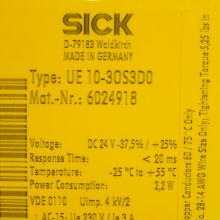 Sick 6024918 UE10-3OS3D0 - Maranos.de