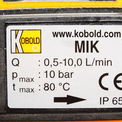 Kobold Durchflussmesser MIK-5NA20AF390 0462924 0474261 10bar 0,5-10L/min / Neu - Maranos.de