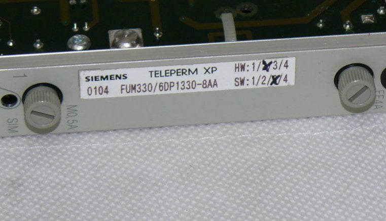 Siemens Teleperm XP Baugruppe FUM330 / 6DP1330-8AA / 6DP13308AA / 0104