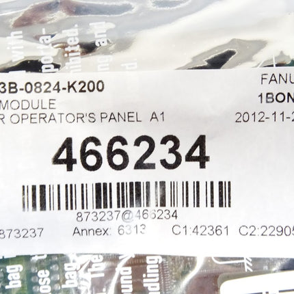 Fanuc A03B-0824-K200 / I/O Module for Operator Panel A1 / Neu OVP