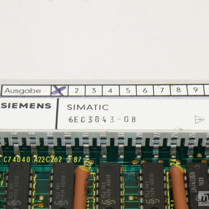 Siemens 6EC3843-0B Siamtic C3 6EC3 843-0B Flachbaugruppe Simadyn