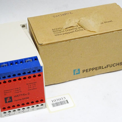 Pepperl+Fuchs Schaltverstärker 129198 WE77/Ex-2 230V / Neu OVP - Maranos.de