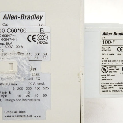 Allen-Bradley Schütz 100-C60*00 + 100-F - Maranos.de