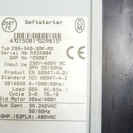 Moeller Softstarter DS6-340-30K-MX