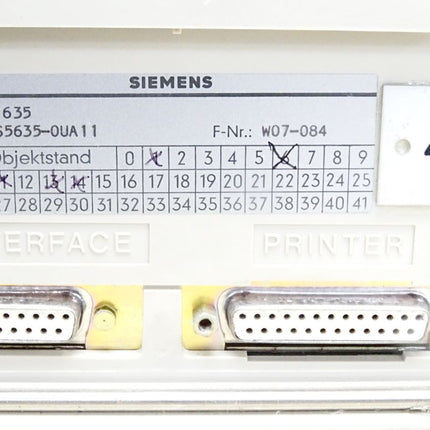 Siemens PG635 6ES5635-0UA11 6ES5 635-0UA11 - Maranos.de
