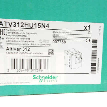Schneider ATV312HU15N4 Frequenzumrichter Altivar 312 1.5kW 007758 / Neu OVP - Maranos.de