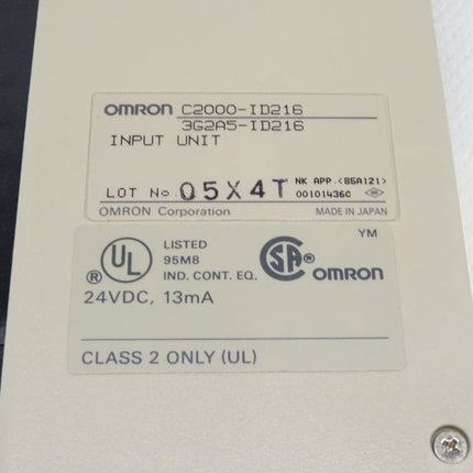 Omron C2000-ID216 3G2A5-ID216 Input Modul Eingabeeinheit