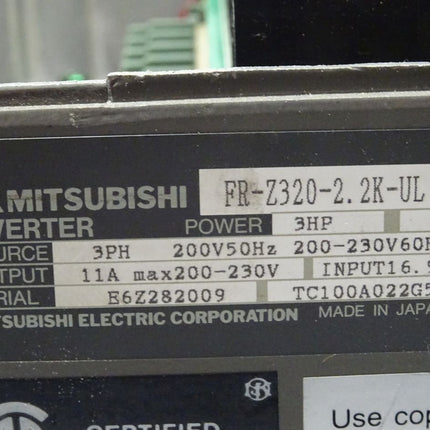 Mitsubishi FR-Z320-2.2K-UL Frequenzumrichter FR-Z320 Inverter