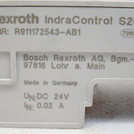 Rexroth IndraControl S20 R911172543 -AB1