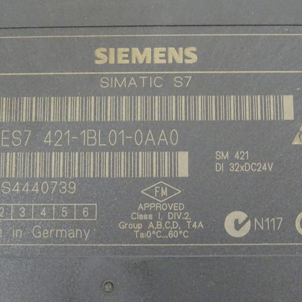 Siemens 6ES7421-1BL01-0AA0 Simatic S7 6ES7 421-1BL01-0AA0 E:01
