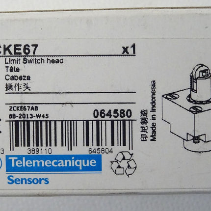 Telemecanique Sensors ZCKE67 064580 Limit Switch Head / Neu-OVP geöffnet