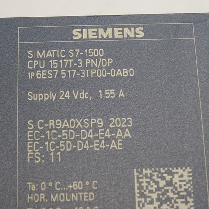 Siemens S7-1500 CPU1517T-3 6ES7517-3TP00-0AB0 6ES7 517-3TP00-0AB0 / Neu OVP - Maranos.de