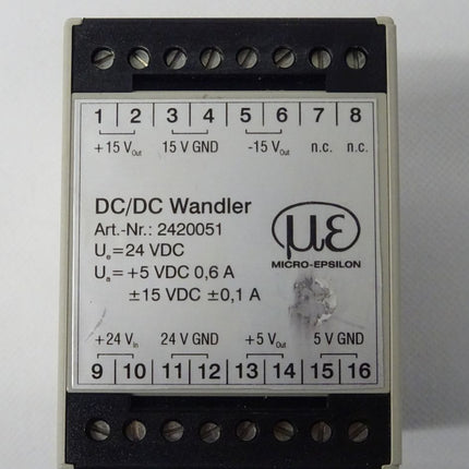 Micro-Epsilon 2420051 DC/DC Wandler