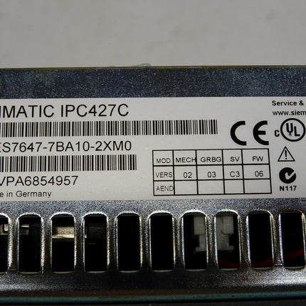 Siemens Simatic Microbox PC / IPC427C / 6ES7647-7BA10-2XM0 / 6ES7 647-7BA10-2XM0 / Industrie PC
