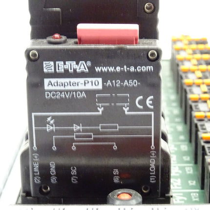 E-T-A ETA SVS03-20 // C10 + ETA Adapter P10-A12-A50-DC24V/10A
