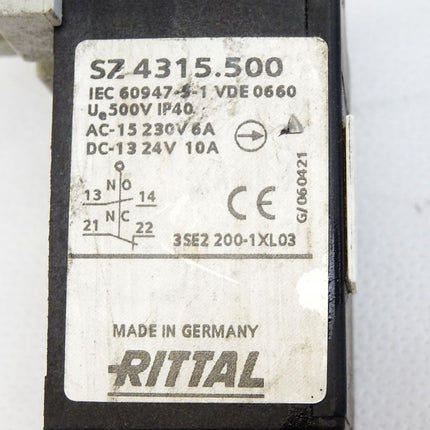Rittal SZ4315.500 3SE2200-1XL03 Türpositionsschalter - Maranos.de