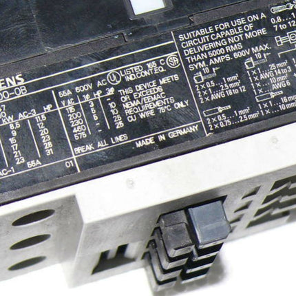 Siemens 3TF3400-0B Schuetz IEC 60947 8,5 kW  VDE 0660