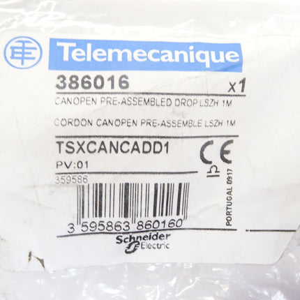 Telemecanique 386016 CANOPEN pre-assembled drop TSXCANCADD1 / Neu OVP