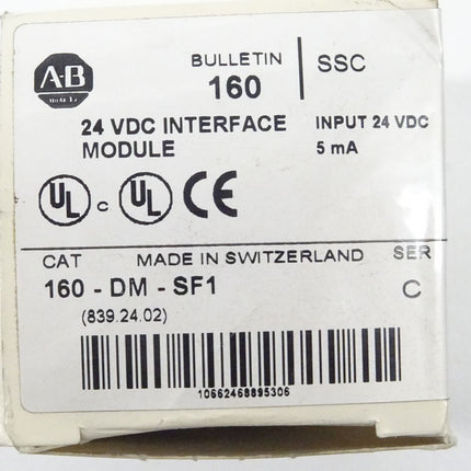 Allen Bradley 160-DM-SF1 Interface Module neu-versiegelt